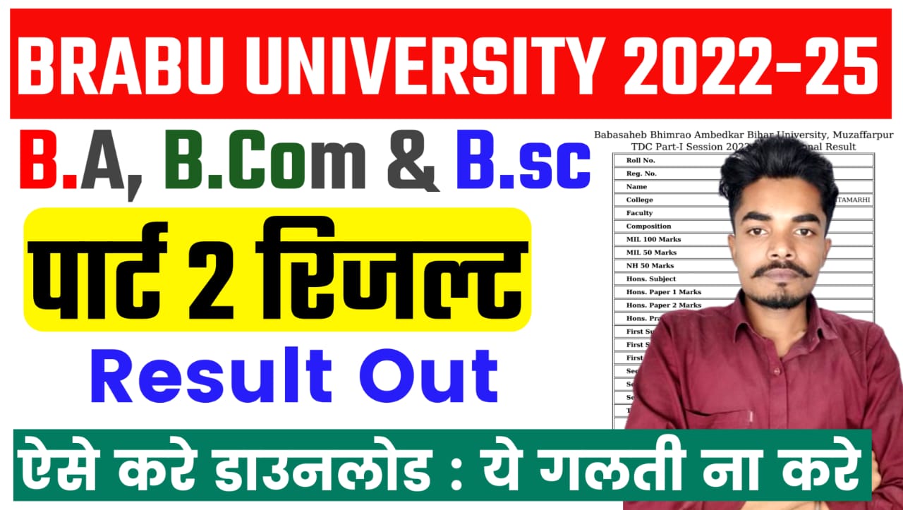 BRABU Part 2 Result 2024 onlinefatafat.in